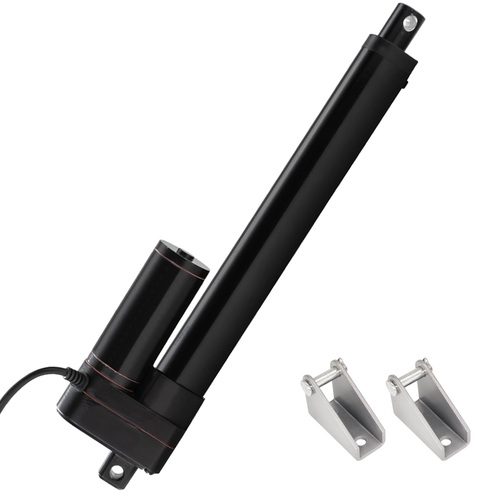Attuatore lineare da 250 mm 10 pollici corsa 12 V Heavy Duty 3000N/600 lb IP65 impermeabile attuatore elettrico 5mm/s con staffe di montaggio