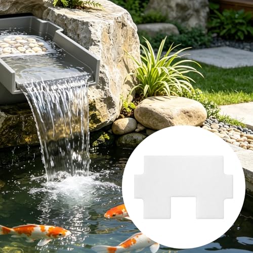 4 pads de filtro para caja de cascada 8in pre-cortados miniatura 6
