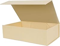 Vista 10 de Aimyoo Caja de regalo plegable azul marino con tapas de cierre magnético 13.8x9x4.3 pulgadas, cajas grandes para propuesta de dama de honor