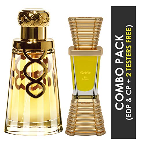 Ajmal Khallab EDP Woody Oudh Perfume 50ml for Unisex and Selfie Concentrated Perfume Oil Woody Aromatic Alcohol-free Attar 10ml for Men - Image 2