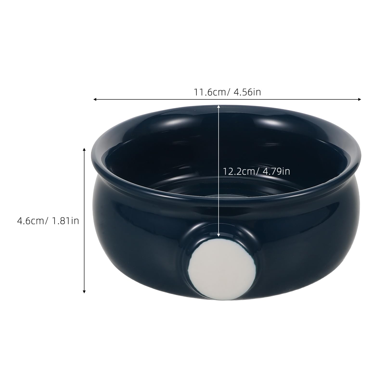 FRCOLOR Ciotola per Schiuma da Barba in Materiale Vetrificato Elegante per Uomini, Creazione Rapida di Schiuma, Multifunzionale, per Uso Domestico da Viaggio
