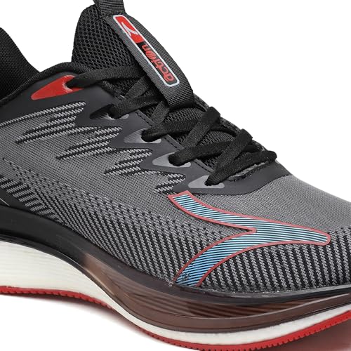 Image of Action | Athleo | TURBO-302 | Men's | Lace-Up | Running | Shoes | Trendy | Lightweight | Comfortable | Durable | Sports | Shoes