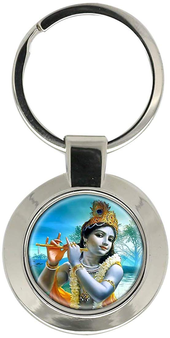 Giftshop UK Krishna Youth Hindu Key Ring
