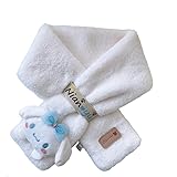 [Blosun] クロミ シナモロール マイメロディ ポムポムプリン マフラー スカーフ 子供 女の子 モコモコ スカーフ ストール かわいい 秋冬 防寒 暖かい 冬 裏起毛 デイリーマフラー (Color : シナモロールB)