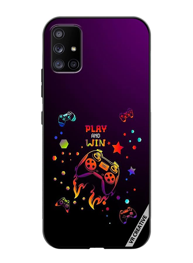 VR Creative Protective Case Cover For Samsung Galaxy A51 5G Play And Win Design Multicolour