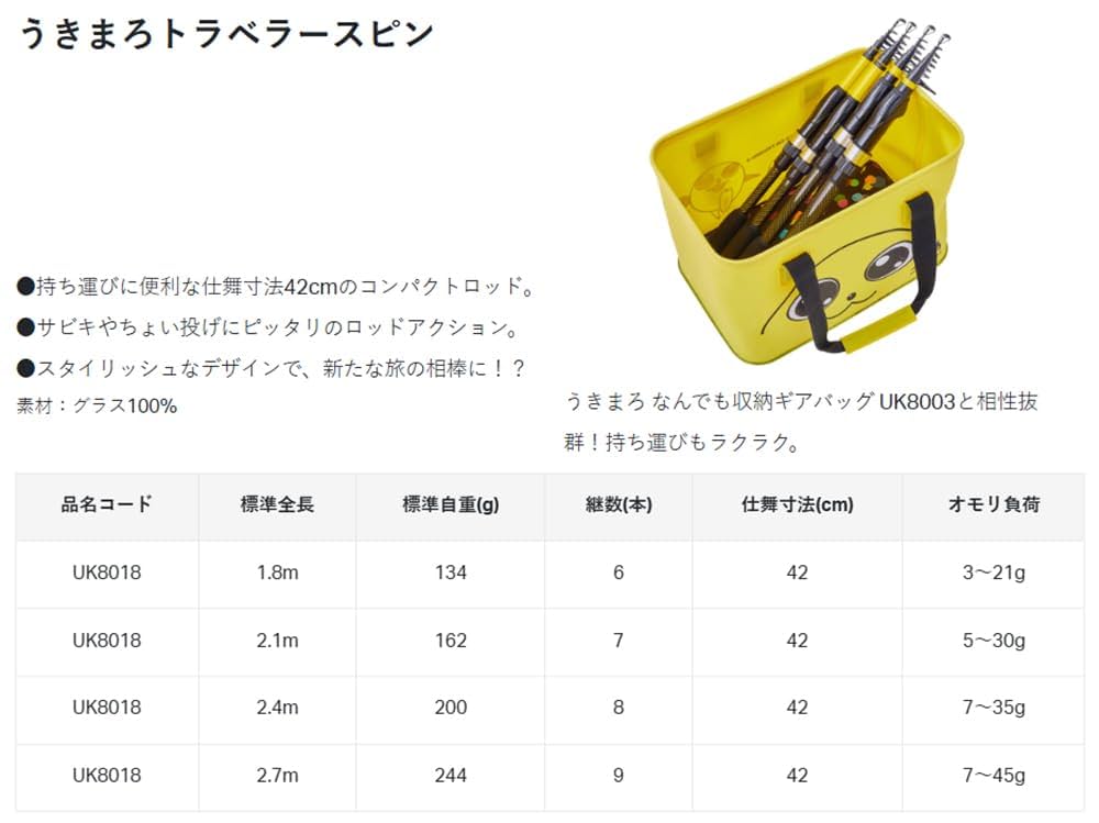 Amazon | がまかつ(Gamakatsu) うきまろトラベラースピン UK8018