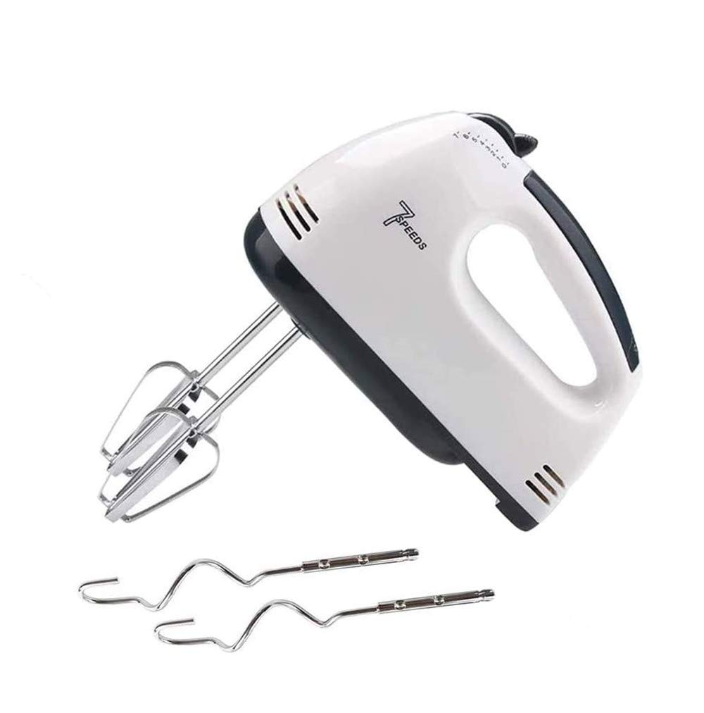 Electric Hand Mixer, 7-Speed Hand Held Whisk for Kitchen Baking Cake Mini Egg Cream Food Beater