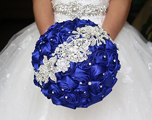 royal blue and pink wedding dresses Blue And Pink Wedding Dress Quince Dress With Bowknot