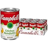 Campbell's Healthy Kids Condensed Soup, Chicken NoodleO's, 10.5 Ounce (Pack of 12)