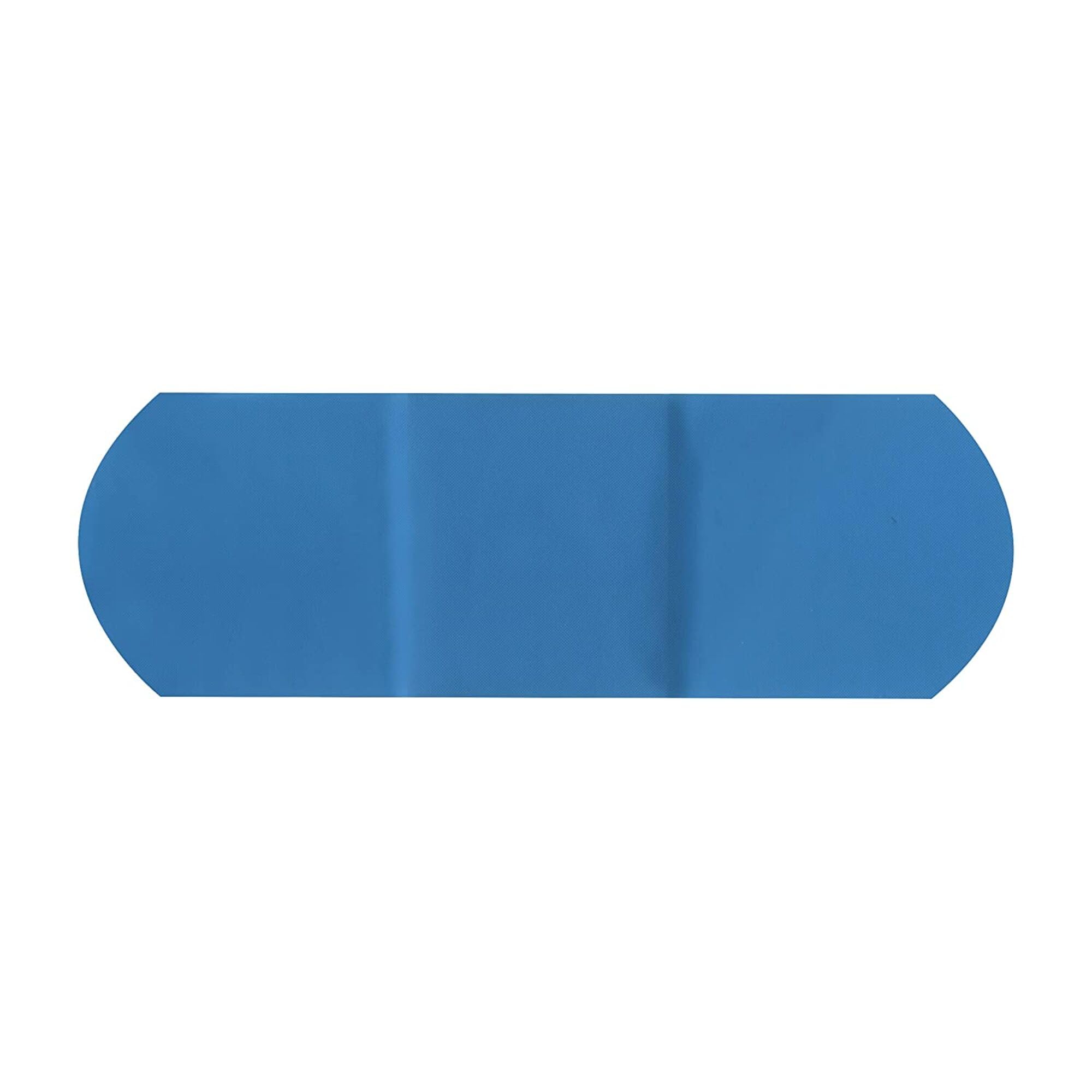 American White Cross 1114025 Blue Metal Detectable Adhesive Strips, Sterile, Plastic, 1" x 3", 150 per Case, 10 Tray per Case (Pack of 1500)