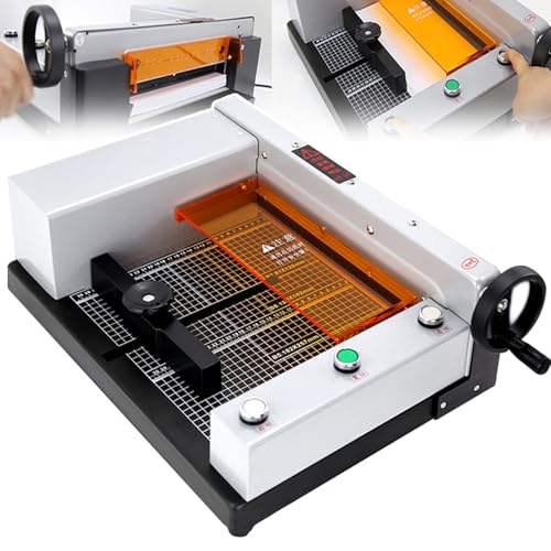 Taglierina elettrica con griglia, taglierino automatico resistente per cartoncino, pelle, ufficio, casa