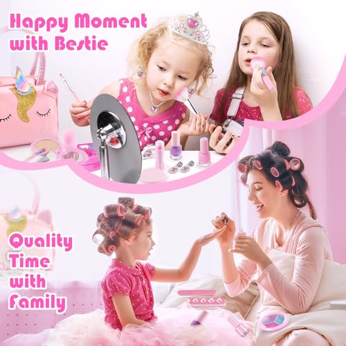 Pink Totoo HNCZ9055 Kids Makeup Kit For Girls Toys: Real Makeup Kit thumb #6