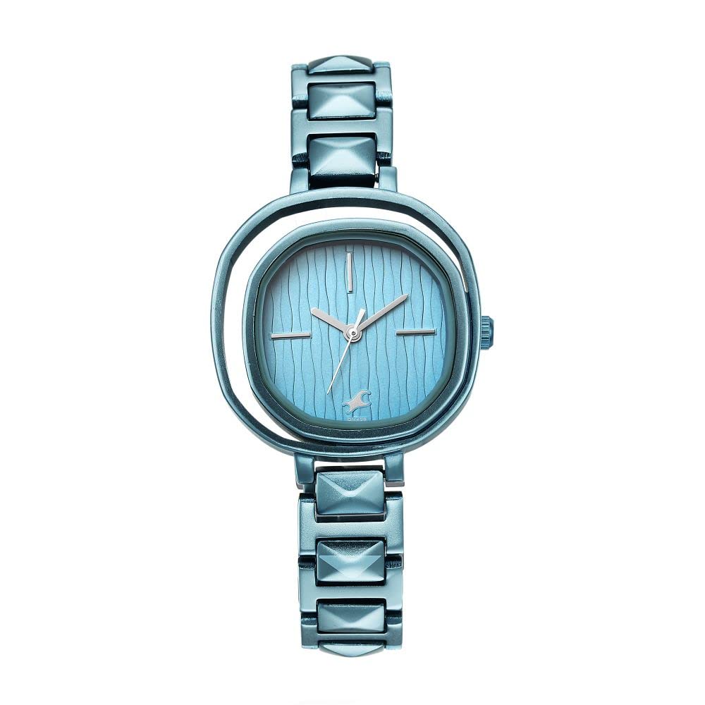 Fastrack Opulence Quartz Analog Blue Dial Metal Strap Watch for Girls-NS6276QM01 (B0BHVVN3N2) Amazon Price History, Amazon Price Tracker