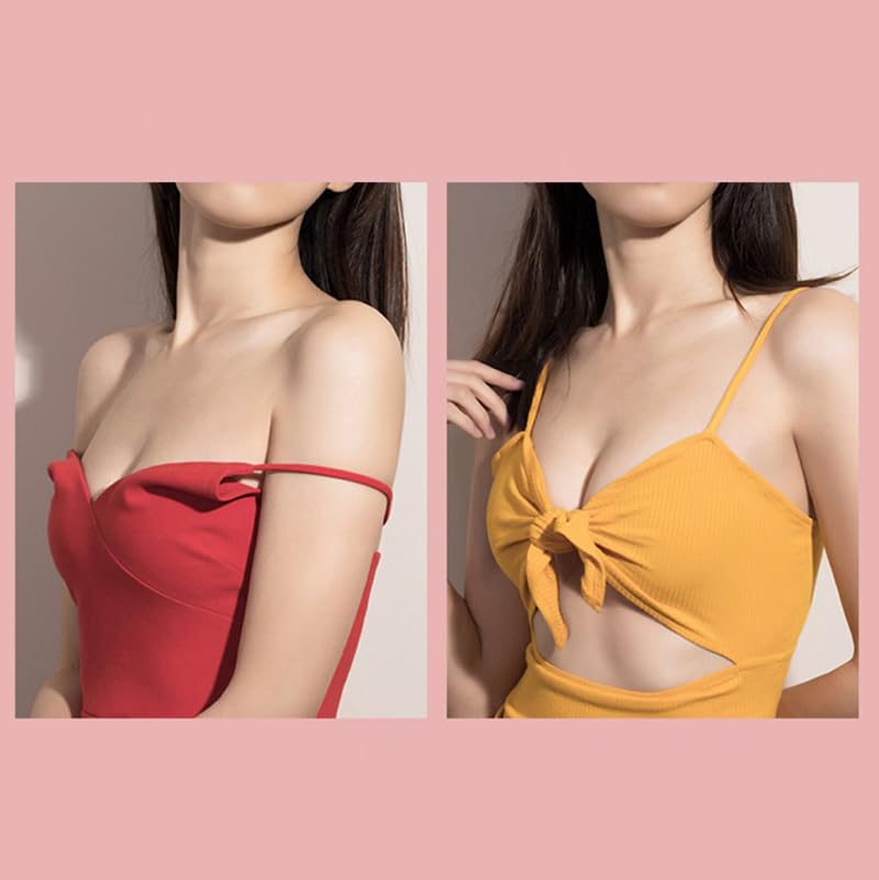 Reggiseno invisibile spingere su copricapezzoli senza spalline traspirante confortevole alta viscosa autoadesivo copricapezzoli riutilizzabile reggiseno copricapezzoli Classe/pink/AB