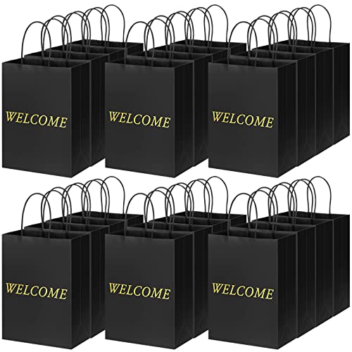 Jexine 100 Pcs Welcome Gift Bags 5.9 x 3.1 x 8.1 inches...