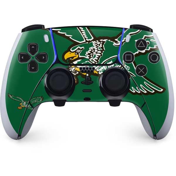 Skinit Decal Gaming Skin Compatible with PS5 DualSense Edge Pro Controller - Officially Licensed NFL Philadelphia Eagles Retro Logo Design