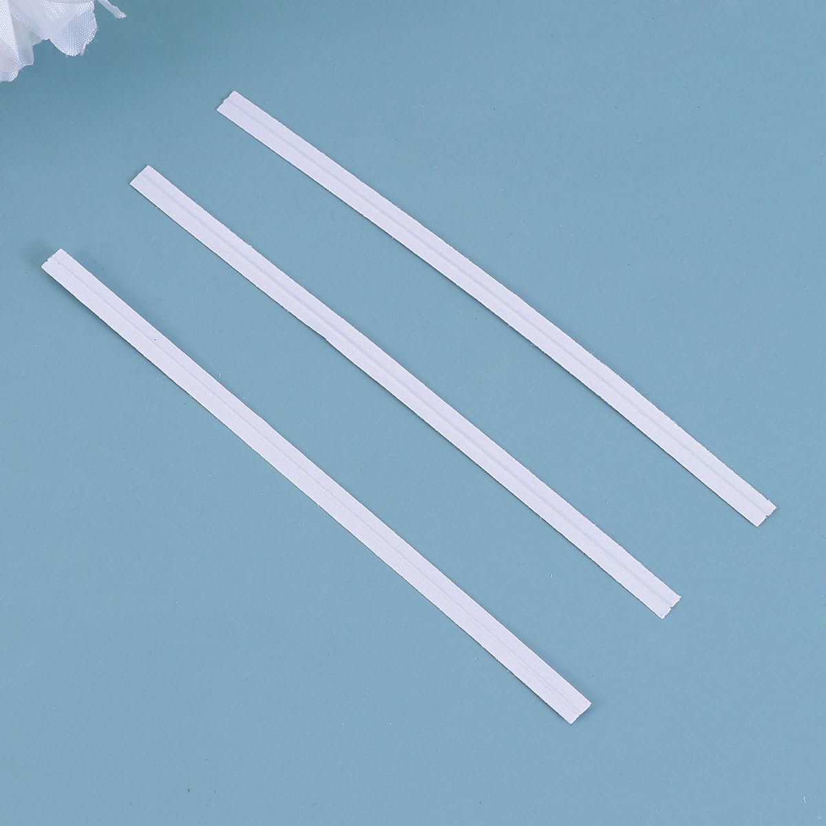 Didiseaon Filo di Ferro Rivestito in Carta Bianco 10cm per Legare Sacchetti Alimentari e Confezioni, Non Facile da Rompere, Sicuro per Imballaggi Alimentari e Panetterie, Confezione da 1000