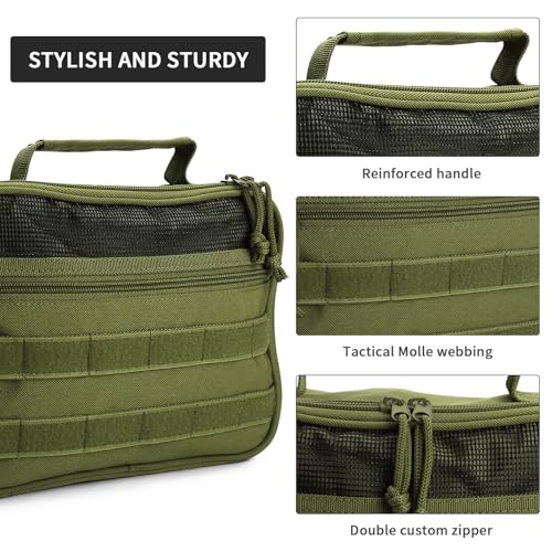 Image of Hanging Toiletry Bag for Men,Travel Toiletry Bag Organizer Dopp Kit