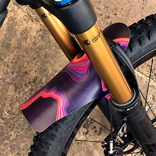 Guardabarros delantero MTB PF1 para bicicleta de montaña fabricado en Reino Unido 3