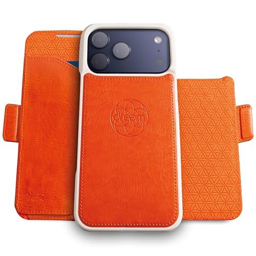 Dreem iphone 17 pro P[XEHbgAIȃX}[gtHX^hAB[KU[AMagSafetBbgΉA}OlbgEtbvJo[ARFIDیJ[hz_[AMtg{bNXA [Fibonacci:Orange]