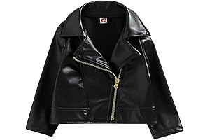 Baby Girl Faux Leather Jacket