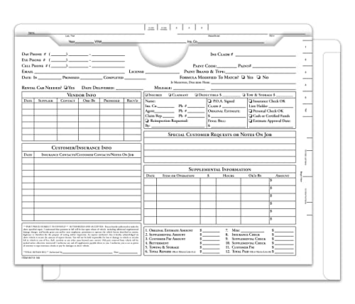 Ultra Heavy Duty Body Shop Jackets - Printed (Packs of 100) (White)