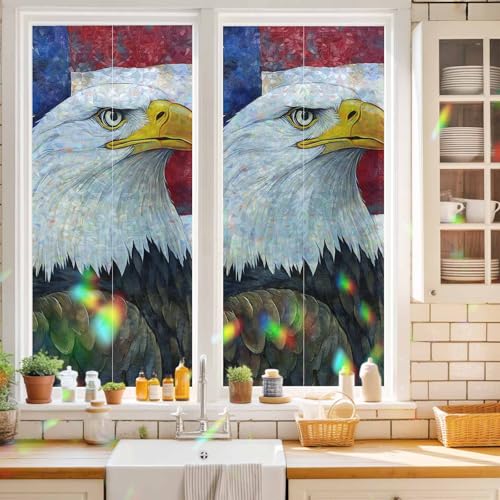 Vinilo decorativo para ventana con diseño arcoíris 19.6x39.3 in miniatura 3