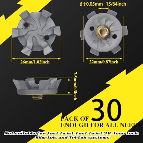 Cozypower 31 Pcs Metal Spikes