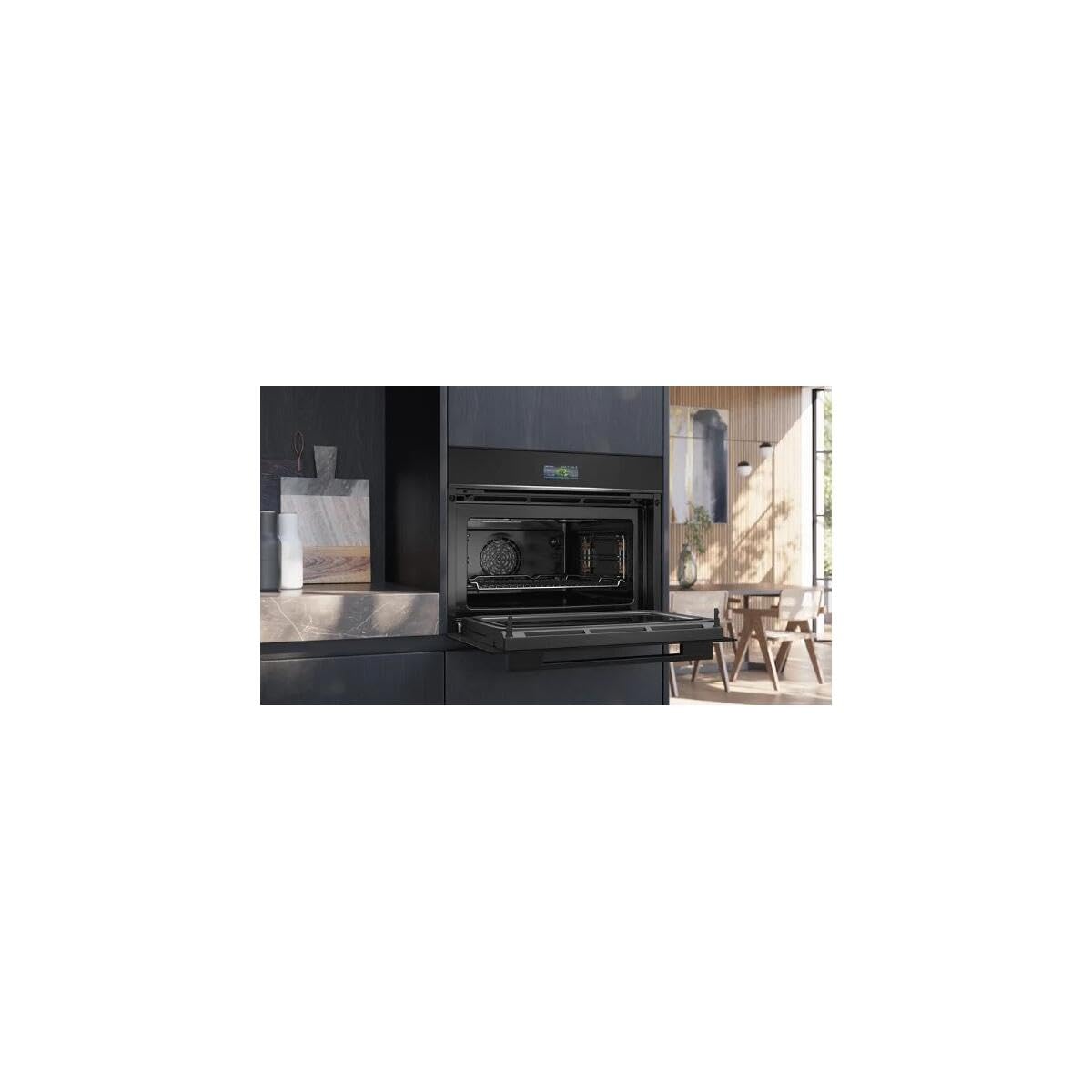 SIEMENS Four encastrable pyrolyse CM724G1B1, IQ700, Multifonction et micro ondes