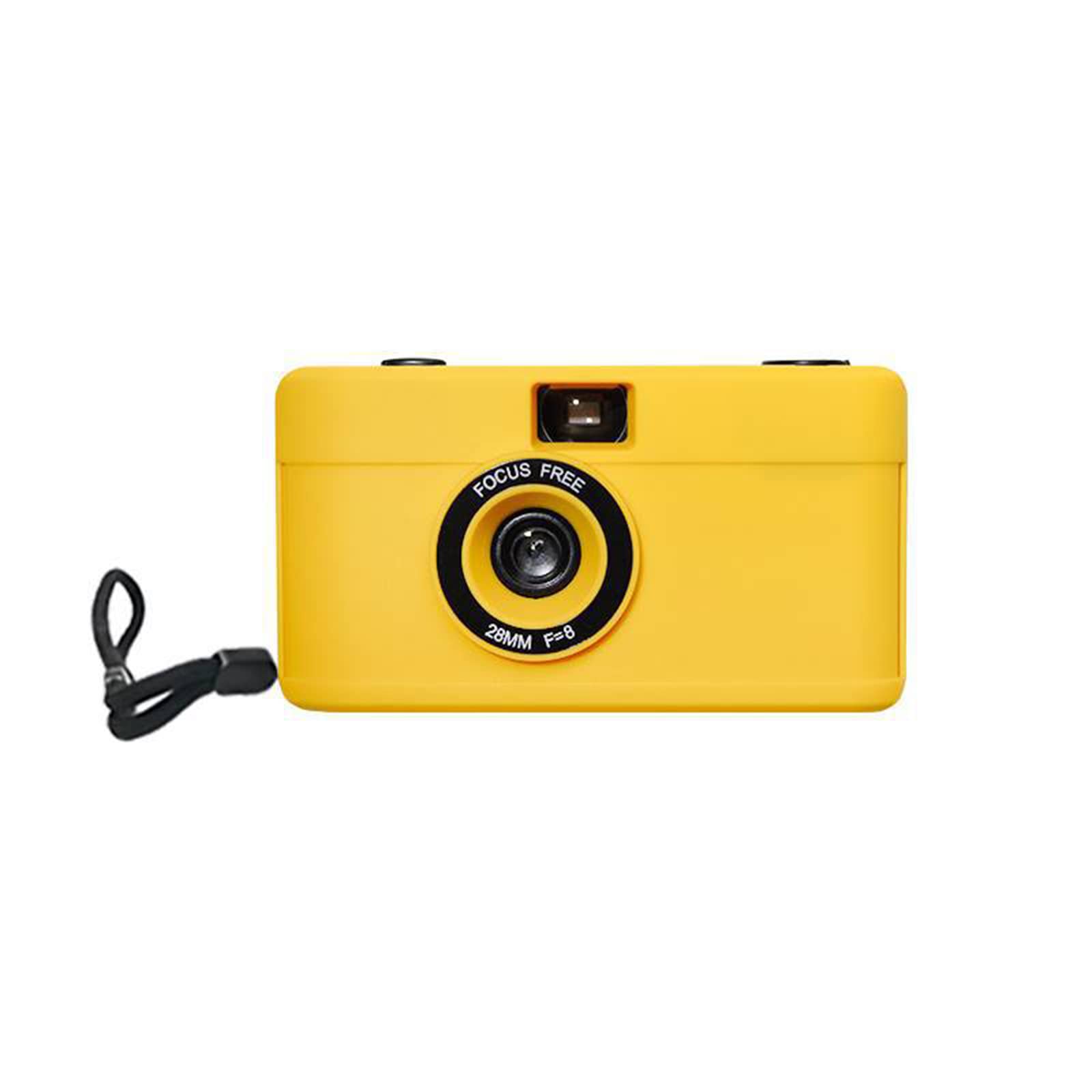 135/35mm Retro film Camera - Prezent dla pary przenośny prezent z małym aparatem - zawiera 1 x 24 arkusze Film - Łatwy w użyciu,Yellow