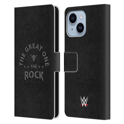 WWE The Rock Étui Portefeuille iPhone 14 Plus Protection Intégrale