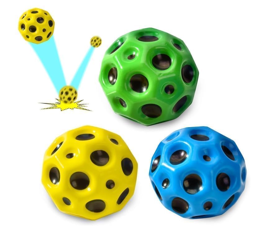 Lot De 35 Balles Rebondissantes 23mm - Caoutchouc Coloré - Jouet Pour Enfants (dès 7 Ans) - Cadeau Fête - 3