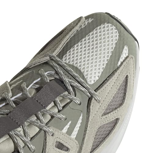 Adidas Mens Kantai Trail Sportswear, Cloud White/Charcoal/Putty Grey, 8 - image 5