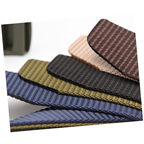 Homoyoyo Pcs Canvas Belt Men's Casual Waist Band Plastic Buckle Comfortable and Breathable for Everyday Use2