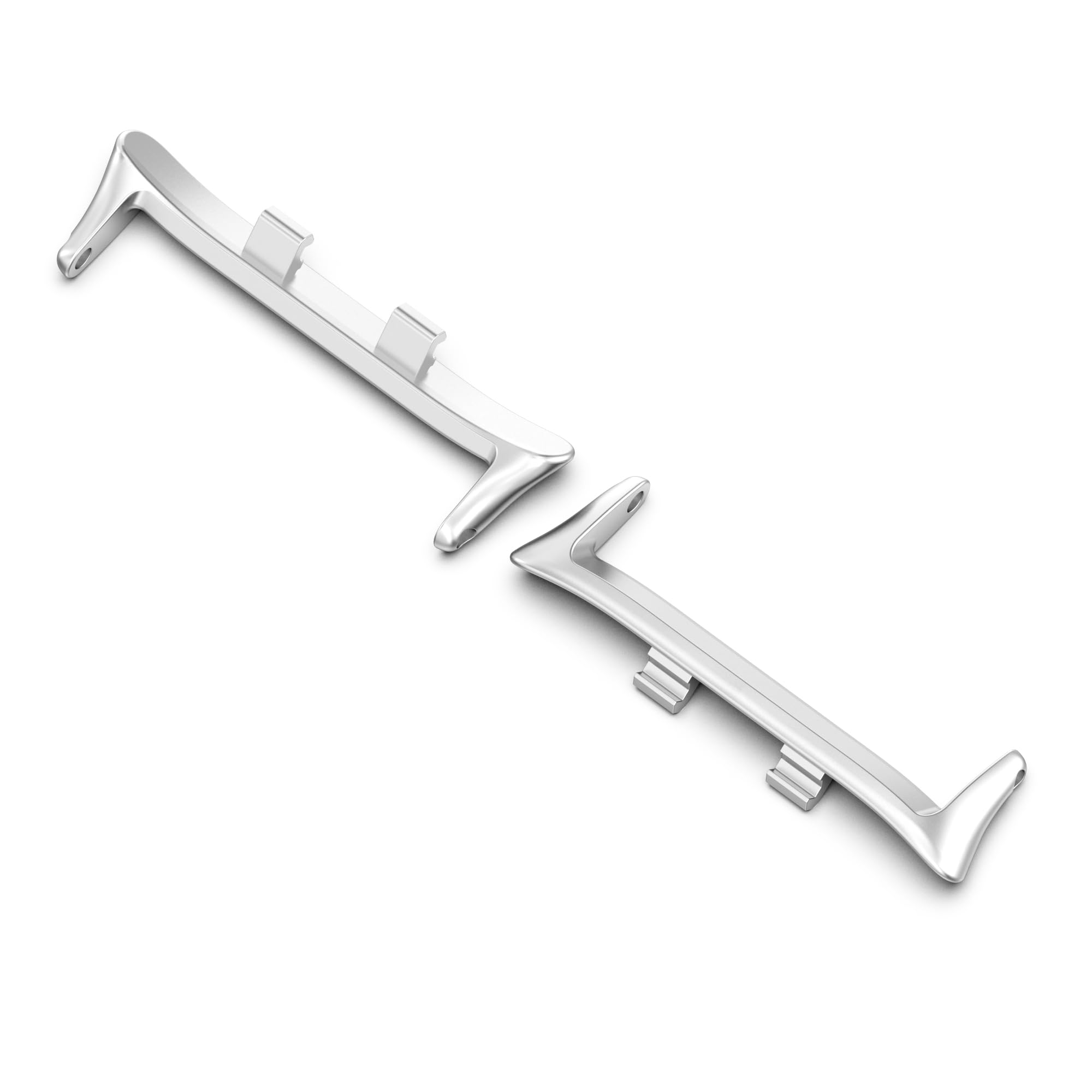 Turnwin No Gap Connector Adapter Accessories Compatible for Honor Watch X5 Smart Watch 22mm Stainless Steel Strap Band