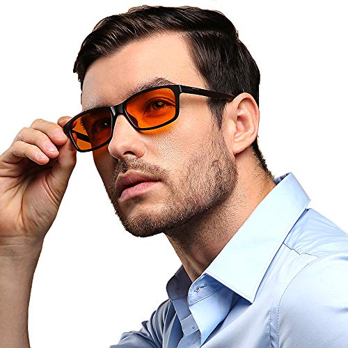 Blue Light Blocking Glasses,Gaming Glasses,Anti Glare,Anti-Fatigu Professional Powerful Filter Computer Glasses for Men or Women Blue Light Blocking Glasses for Anti Headache,Pro,99% Anti Blue Light