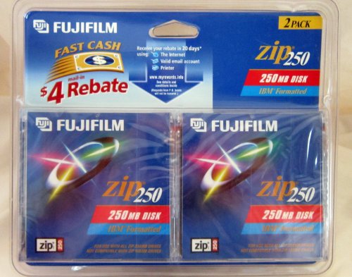 Fujifilm Zip 250 IBM (2-Pack) (Discontinued by Manufacturer)