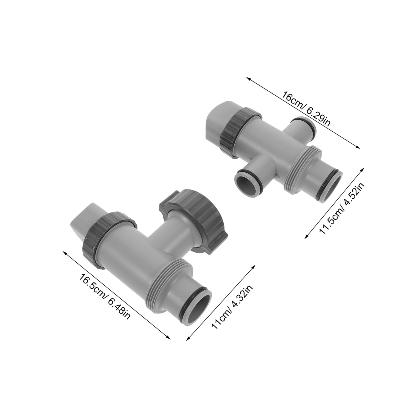 Kisangel Válvula de Émbolo para Manguera de Piscina Kit de Repuesto para Sistema de Bomba Válvula Desviadora para Control de Agua Fácil Instalación y Mantenimiento para Piscinas Elevadas