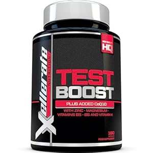 Test Boost for Men Supplement – 180 Vegetarian Capsules – Complex with 14 Active Ingredients Including Zinc, Magnesium & Maca Root – Made in The UK – Xellerate Nutrition
