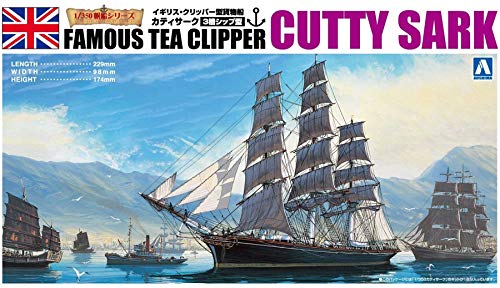 Maquette Cutty Sark en bois du voilier britannique de 1869