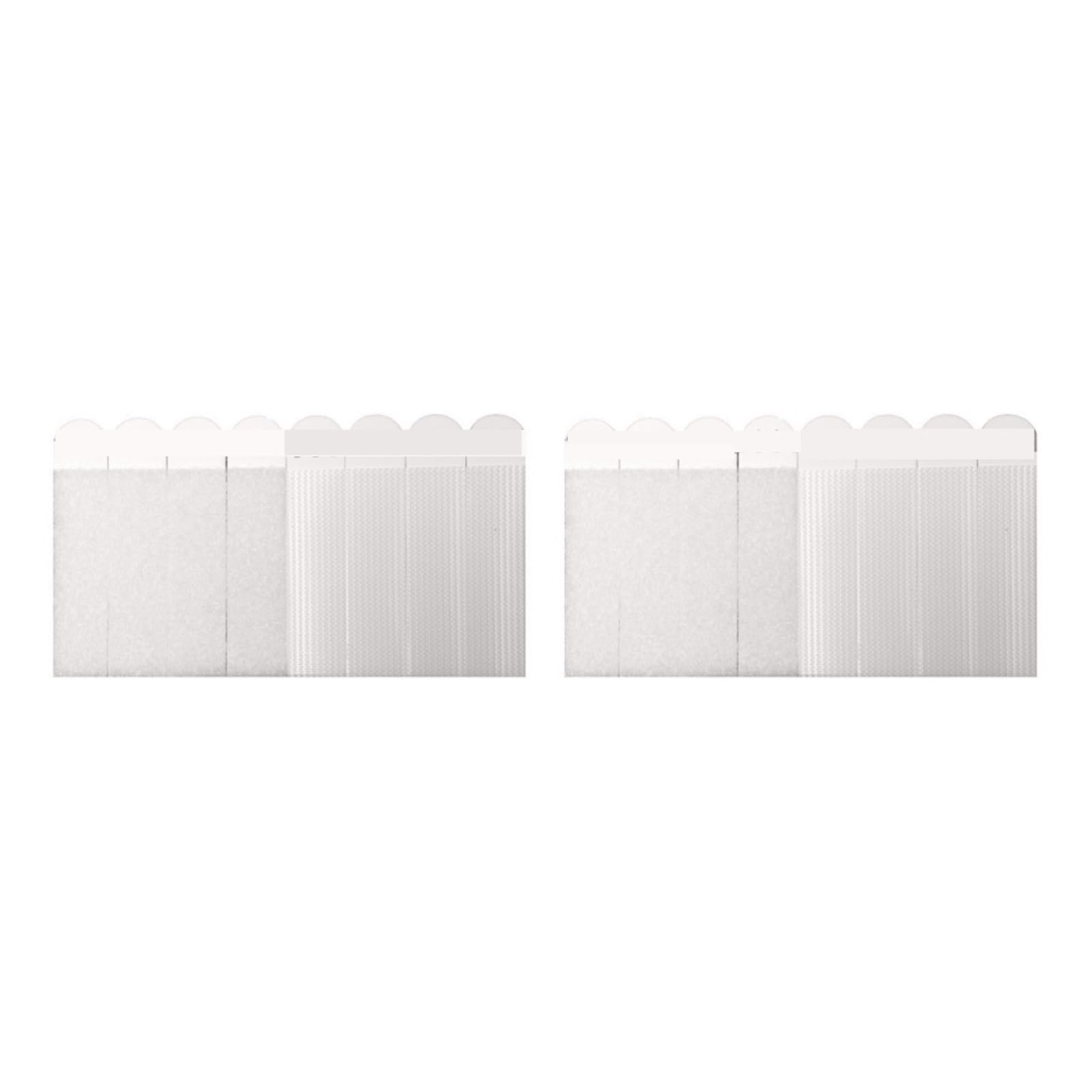 Tiras adhesivas para colgar cuadros, Tiras for colgar cuadros, 12-36 pares, varios tamaños, cinta blanca, gancho adhesivo for pared sin daños(70X16mm 24Pairs)