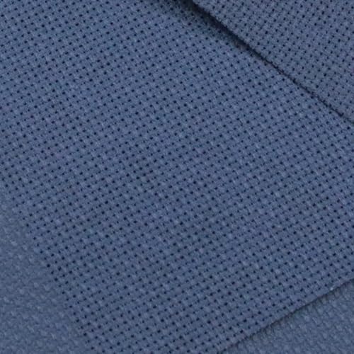 Image of KCS 4 /6 pc of 12 inch x 18 inch 30cmx45cm 18 Count Cotton Aida Cloth Cross Stitch Fabric (Navy Blue, 4 pc)