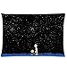 Custom Calvin And Hobbes Zippered Pillowcase Covers Standard Size 20x30 Inch (Two sides)