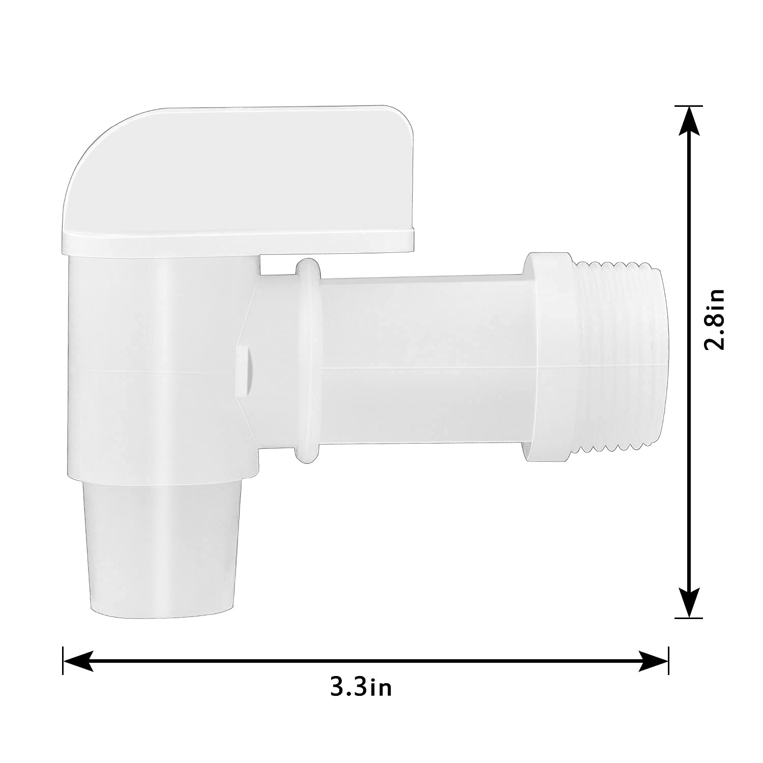 Plastic Drum Faucet - 3/4 Spigot for Jugs & Tanks -7