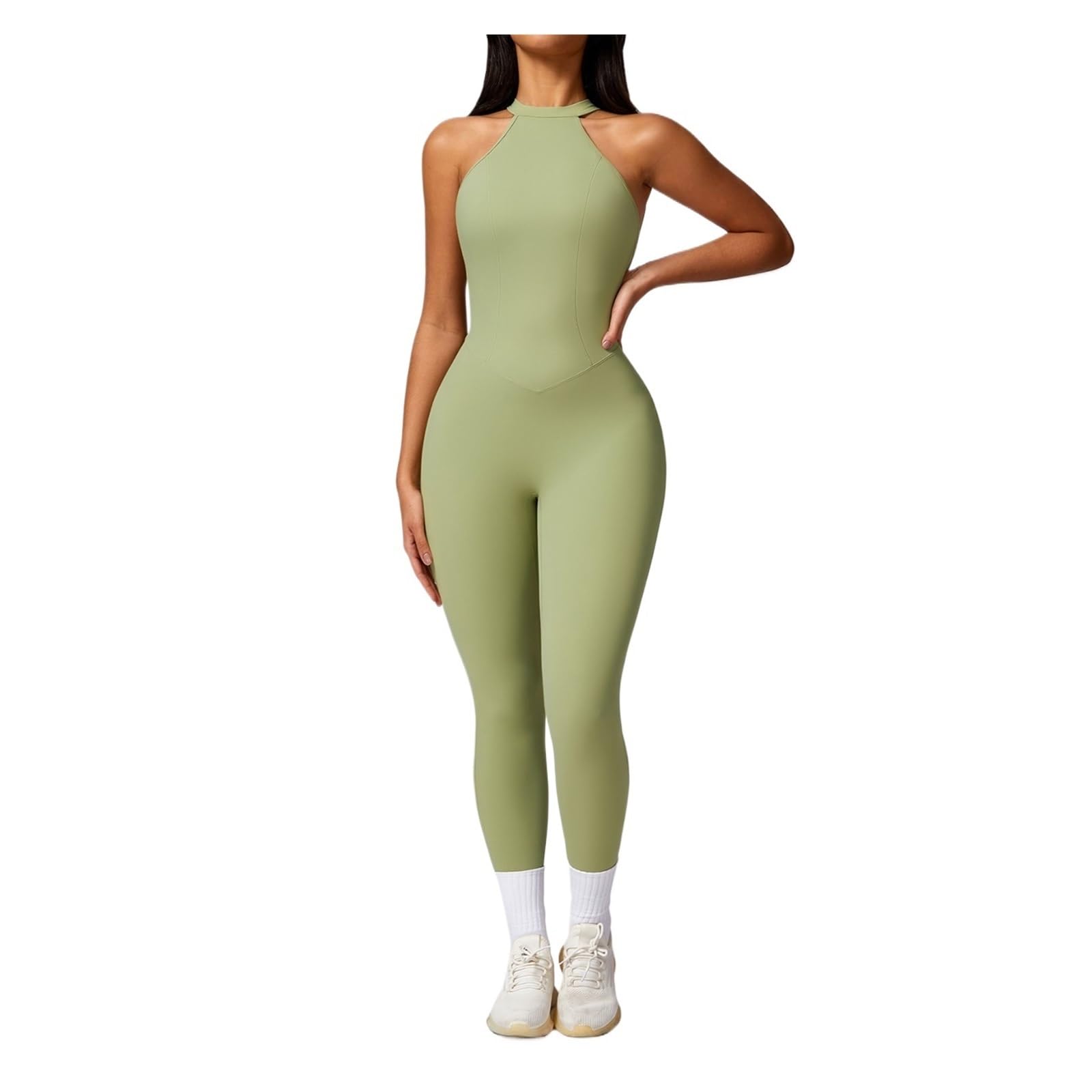 Mono Yoga Mujer Conjunto De Mono Sin Espalda For Entrenamiento, De Fitness, Ropa Deportiva Siamesa For Mujer, Chándal, Ropa De Gimnasio, De Una Pieza