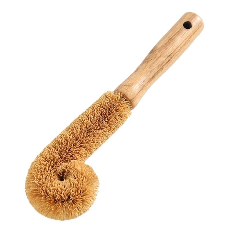 Tasse en verre poils coco PP brosses durables pour laver les biberons et l'évier