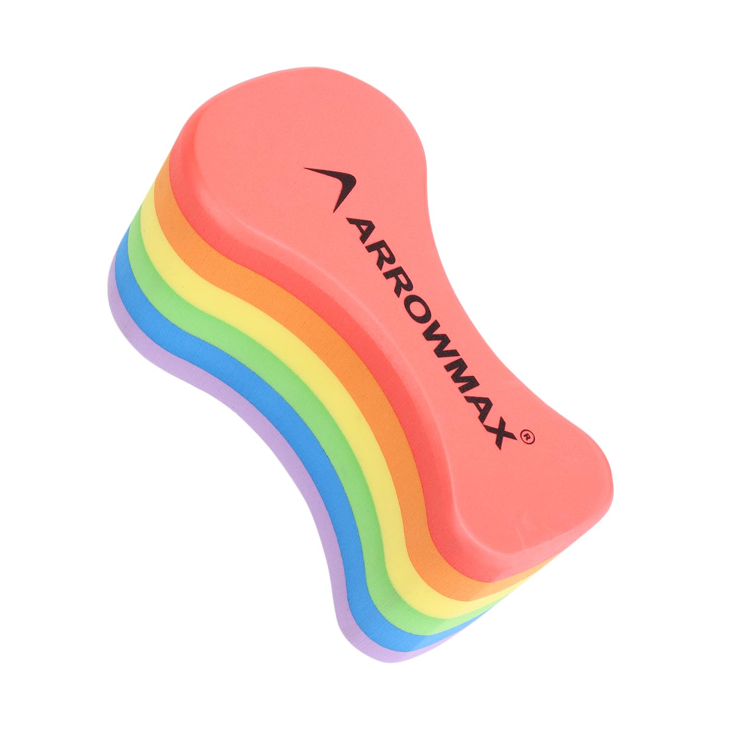 Arrowmax Leg Float for Swim Stroke Training, Multi-Layered Soft EVA Material, Float Support for Legs & HIPS, Swimming Accessories for Beginners & Kids (Rainbow)