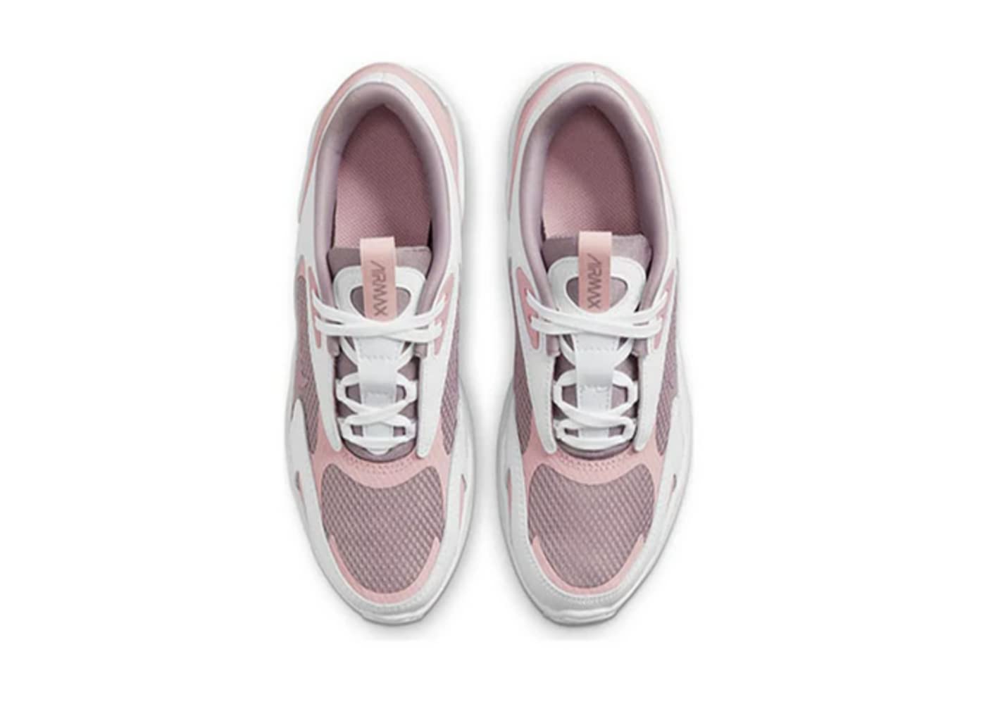 white and pink air max bolt