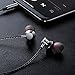 Empsun Wired Earbuds Headphones with Microphone Stereo Bass Earphones Noise Isolation in-Ear Headset Compatible with All Smartphones Tablets iPod IPad MP3 Player That with 3.5 mm Interface(Silver)