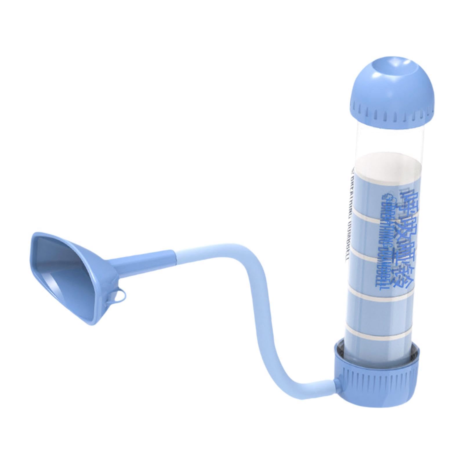 Breathing Exercise Device Stronger Lungs Portable Fitness Breathing Dumbbell Blue | Sports Equipment | Outdoor Sports Gear | Exercise Gear-image-42
